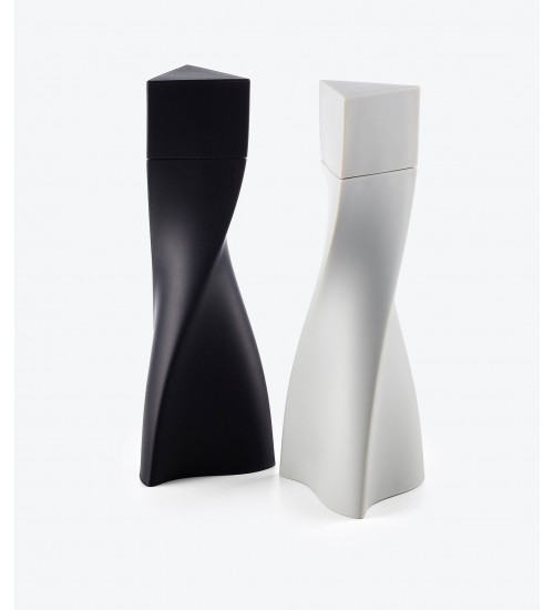 Zaha  Hadid Design DUO 调味料料盐磨器2件套 蓝色&黑色D8.5H23.8cm